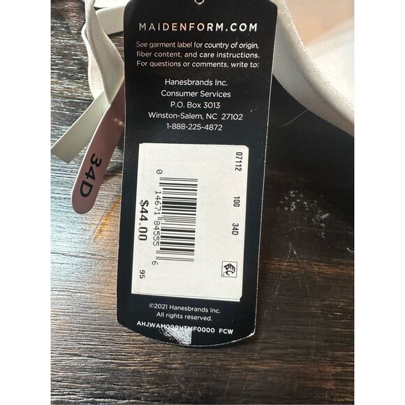 Maidenform NWT bra size 34DD front closure underwire - Picture 5 of 6